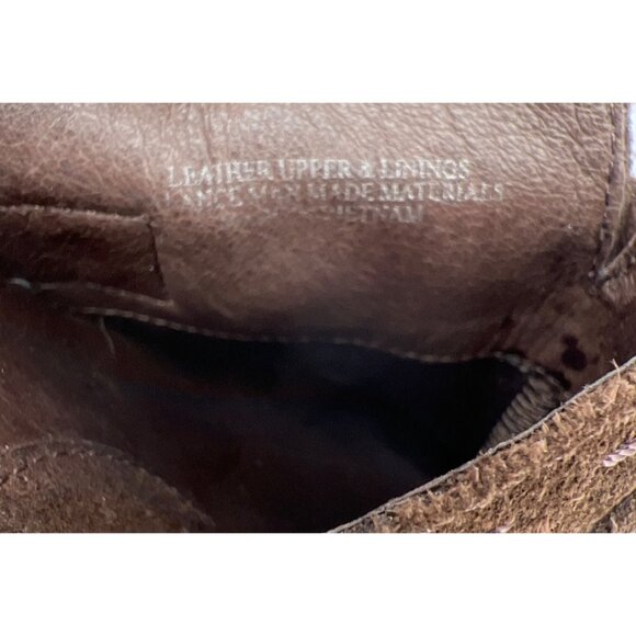 Born Womens Brown Suede Slip-On Clogs With Leather Upper & Lining Size 9M - Picture 4 of 8